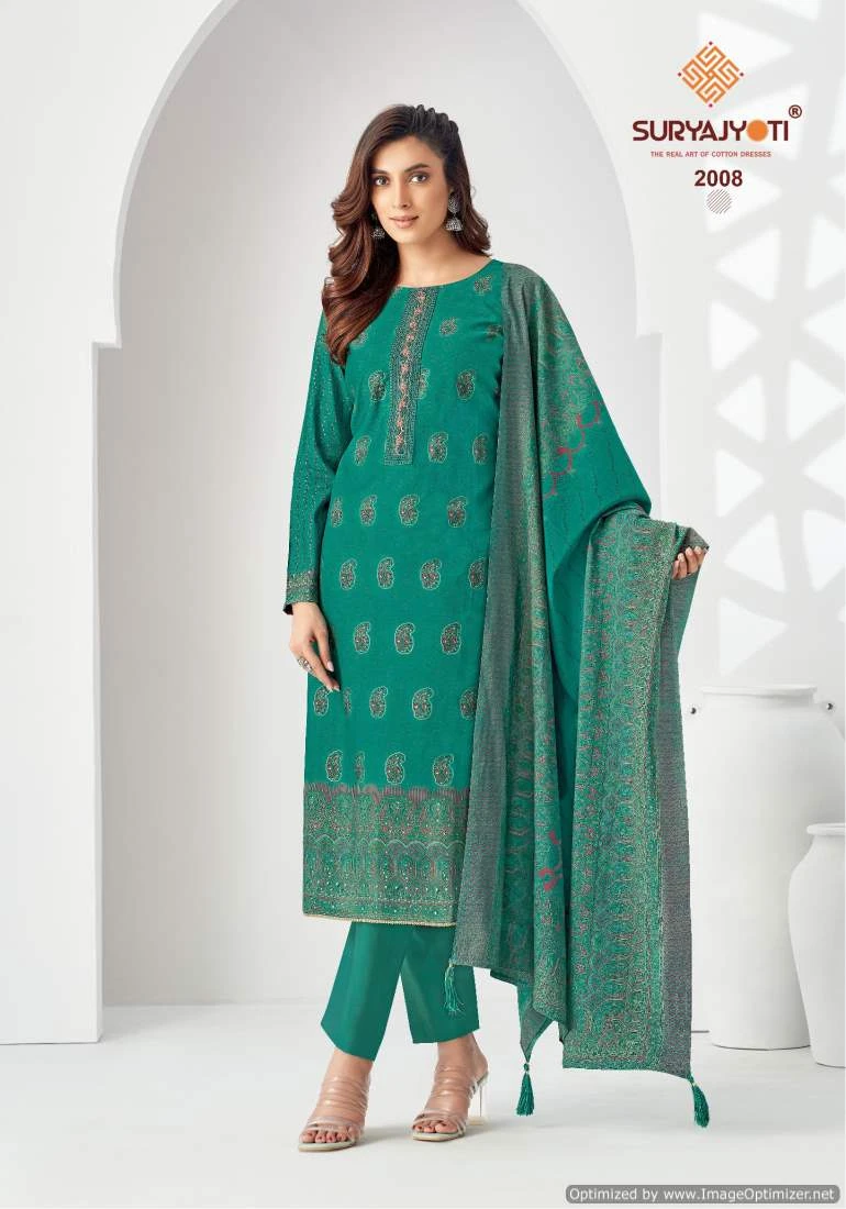 Suryajyoti Pushpa Vol 2 Modal Cotton Wholesale Salwar Suit Catalog — Wholesale Salwar Suits, MPA wholesale from Surat - Gallery Image 3